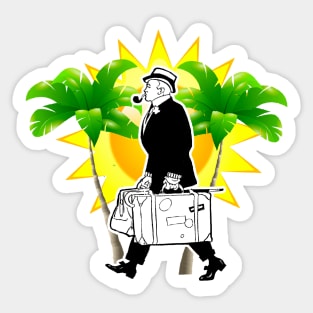 Passenger to the tropics Sticker